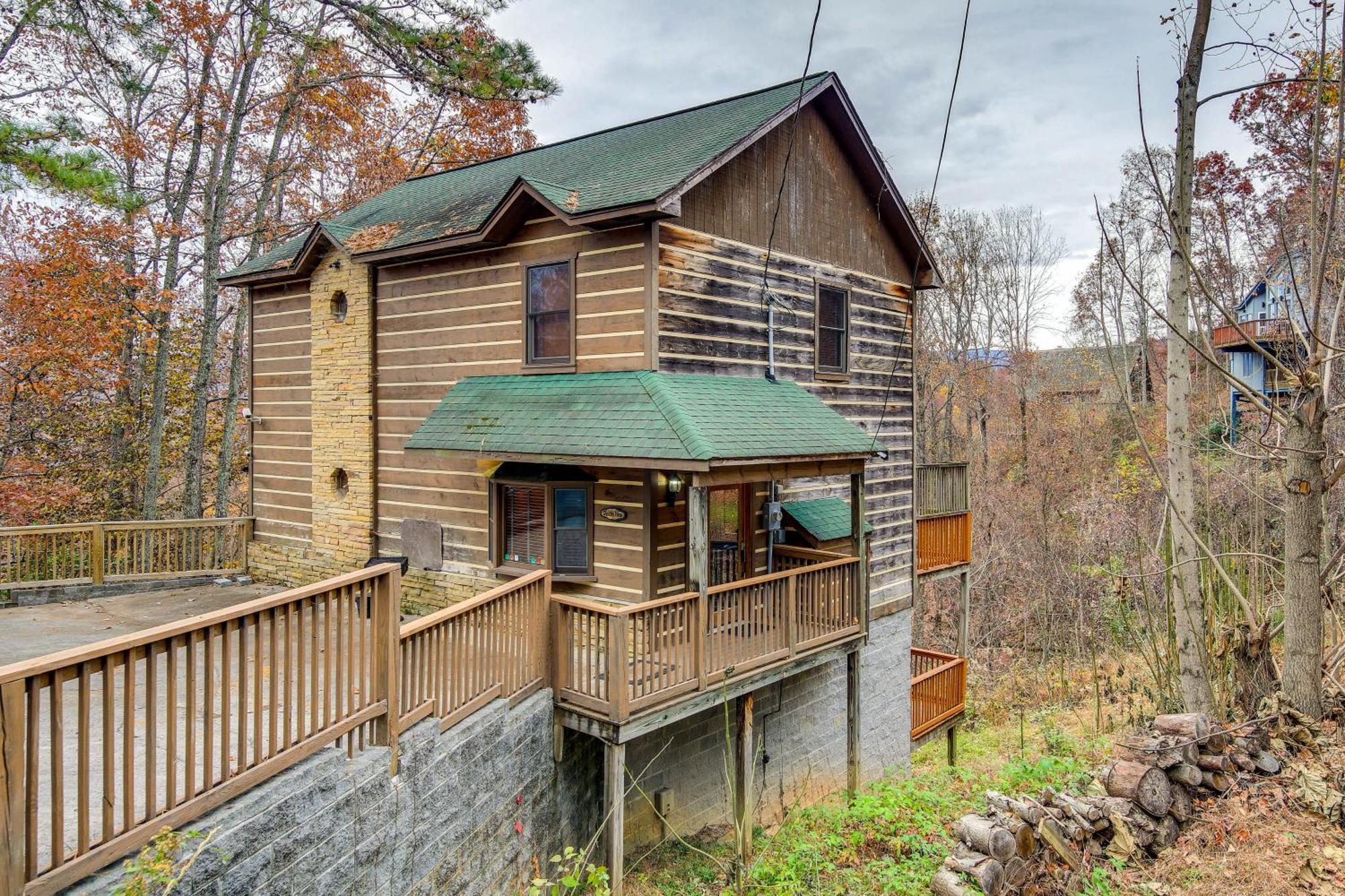 Pet-Friendly Gatlinburg Retreat With Hot Tub! Villa Ngoại thất bức ảnh